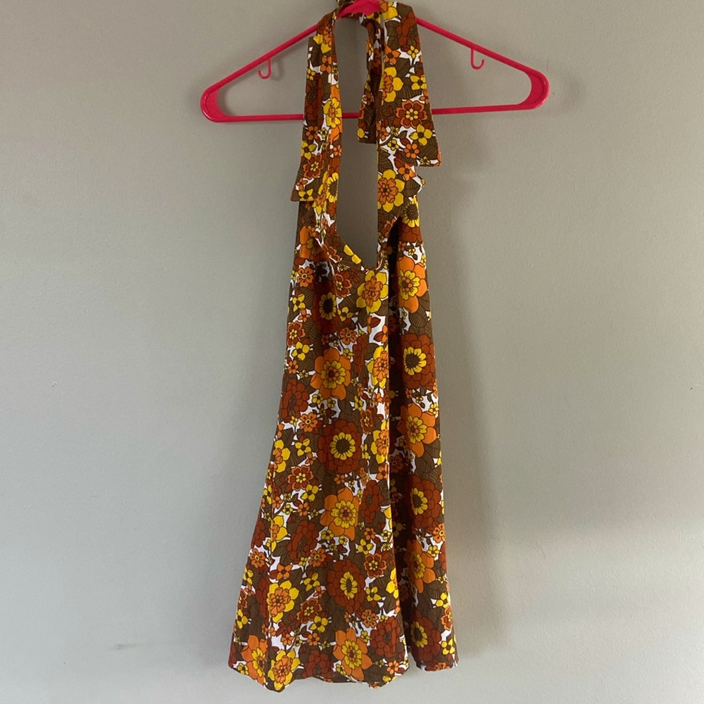 Her Pony Retro Mini Halter Dress size XS